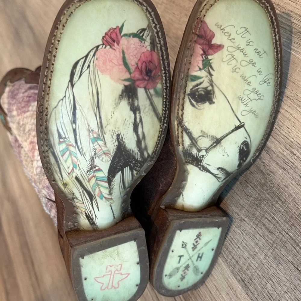 Women's Tin Haul Square Toe Boots - Picture 6 of 6